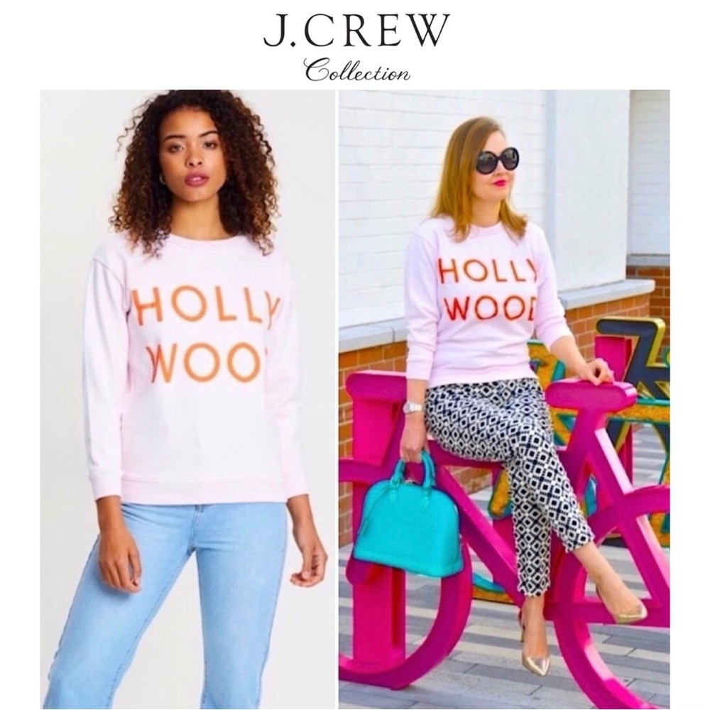 J. Crew Pink Hollywood Sweatshirt